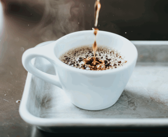 cup of coffee white
